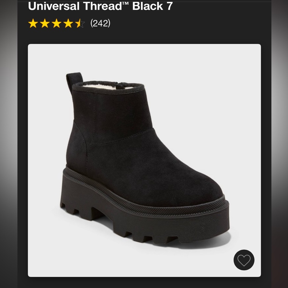 Universal threads Rowland boots NWT size 7